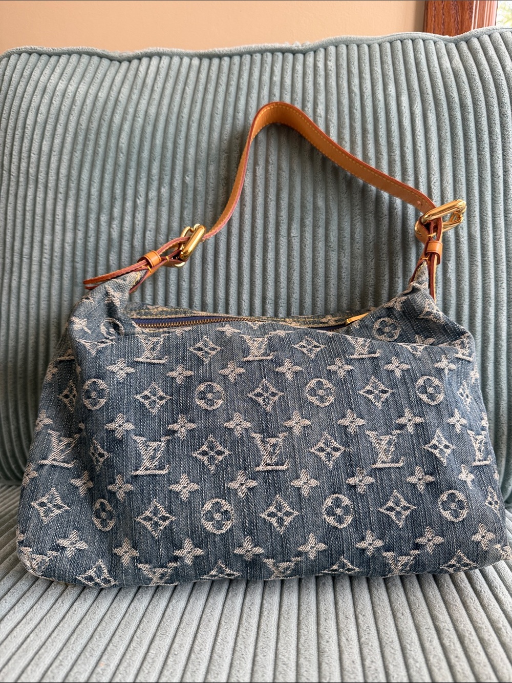 Louis Vuitton Monogram Denim PM Shoulder Bag - Picture 2 of 7